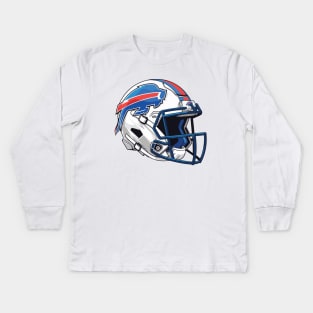 Buffalo Bills Helmet Kids Long Sleeve T-Shirt